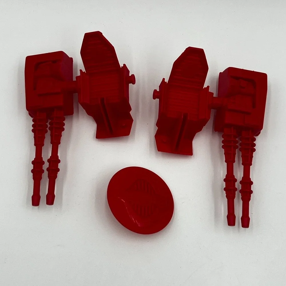 GI Joe Cobra Stun Vehicle Parts Original Unbroken Gun Seats Wheel Cover